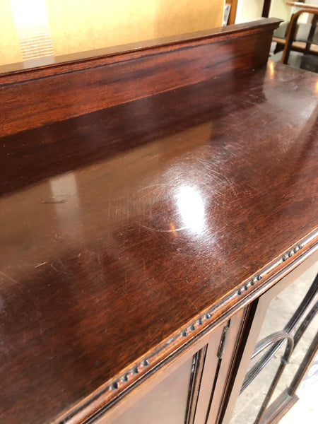 Antique Mahogany Display Cabinet