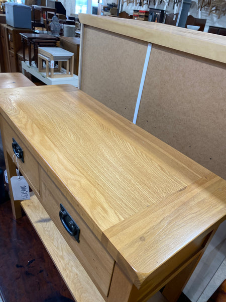 GHC - Oak Console Table with Drawers