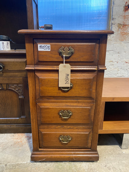 Oak False Drawer Cupboard