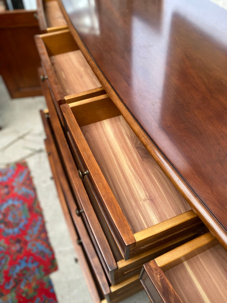 Large Bow Fronted Sideboard