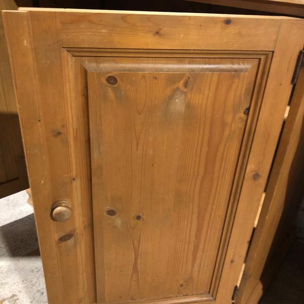 Rustic Pine 2 Door Cupboard