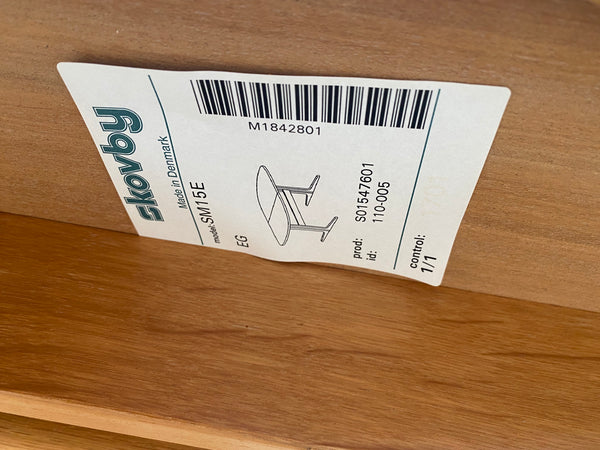 Danish Teak Extending Dining Table by Skovby