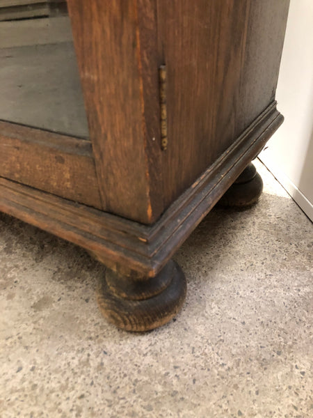 Vintage Oak Library Bookcase