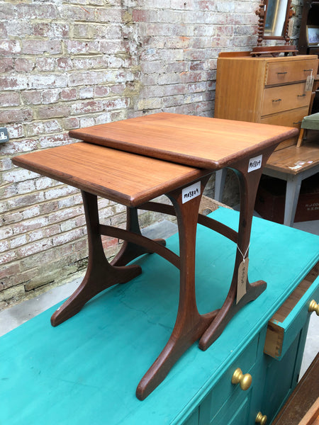 Set of 2 G-Plan Teak Nesting Tables