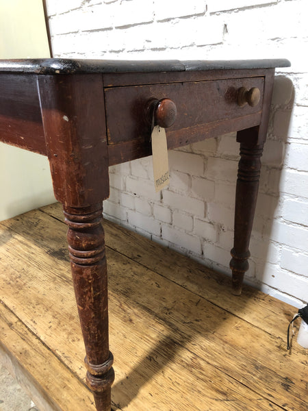 Antique Stained Farmhouse Kitchen Table