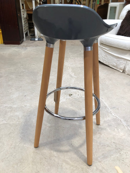 Grey Seat Barstool