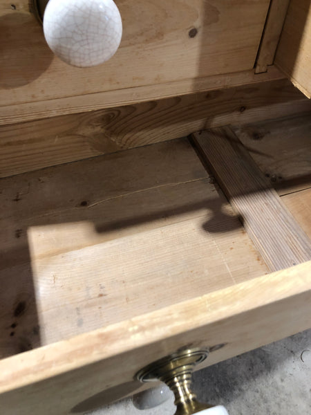 Pitch Pine Two over Two Chest of Drawers