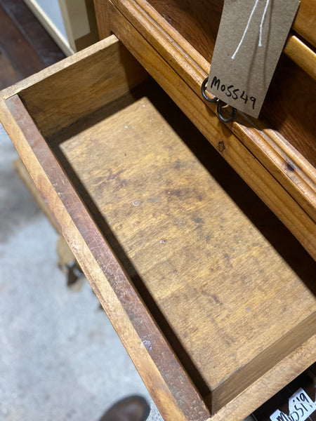 Pine 3 Drawer Bedside Table