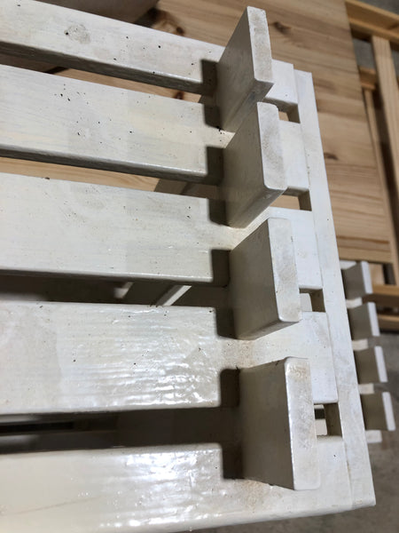 GHC - White Slatted Shelving Unit