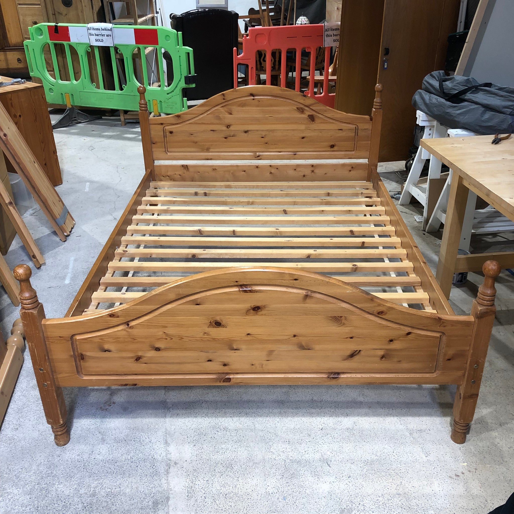 REF - Pine Double Bedframe