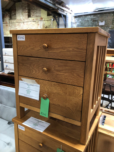 REF - Oak Bedside Table