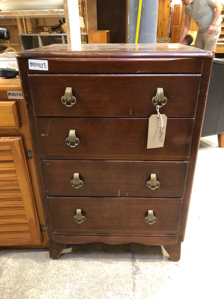 Vintage Lebus Chest of 4 Drawers