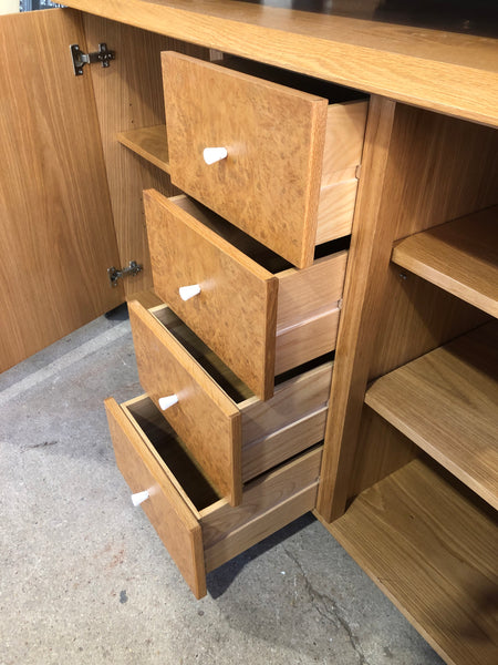 Black & White Decorative Oak Sideboard