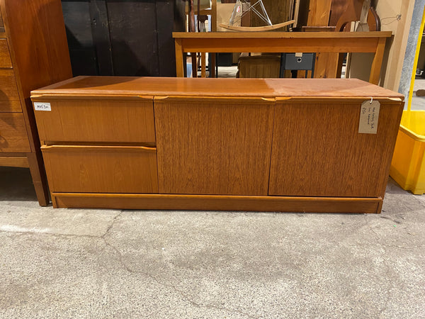 Mid Century Teak Low Entertainment Unit