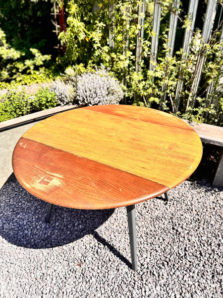 Ercol Blonde Elm Windsor Drop Leaf Table