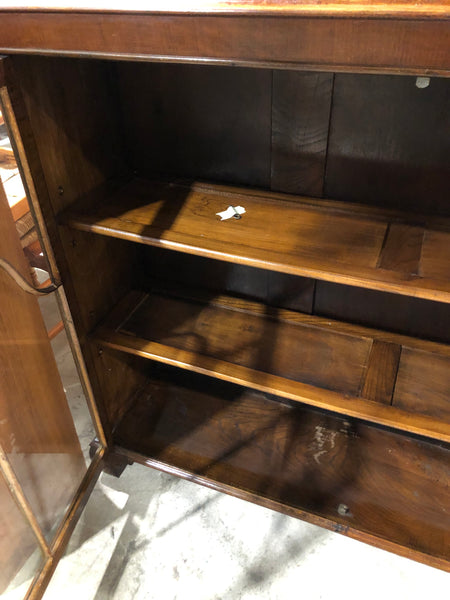 Antique Mahogany Glass Display Cabinet