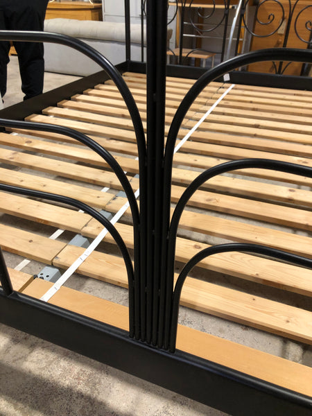 REF - Black Metal Double Bedframe