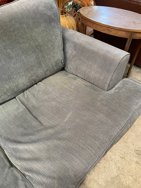 Large Grey Two Seat Sofa