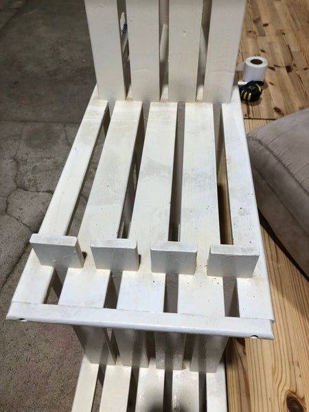 GHC - White Slatted Shelving Unit
