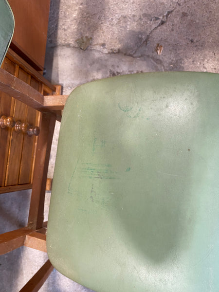 Pair of Green Mid-Century Dining Chairs GHC