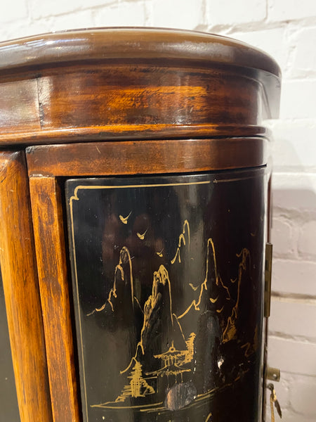 Chinese Style Lacquered Drinks Cabinet