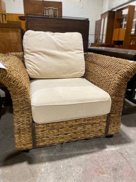 Pair of Wicker Armchairs