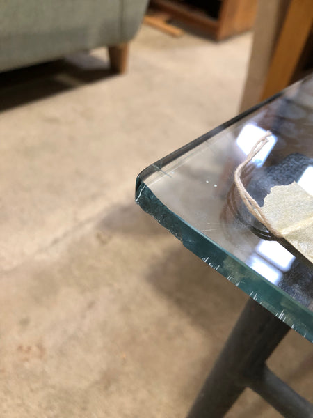 Glass & Metal Table