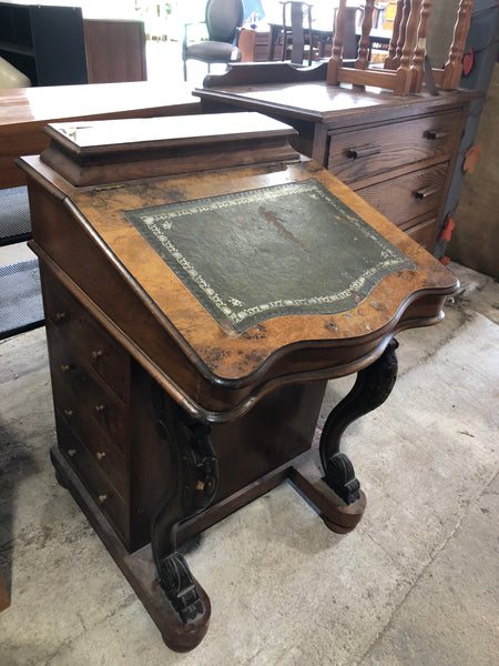 Victorian Walnut Davenport