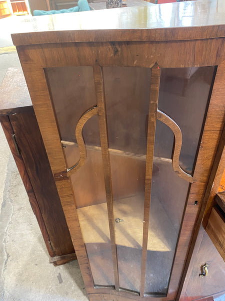 Art Deco Style Walnut Side-by-Side Secretary Bureau