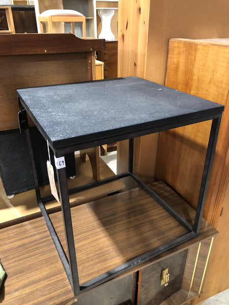 Stone Topped Side Table