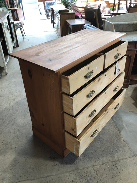 Rustic Pine Chest of Drawers