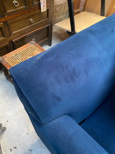 Blue Corner Sofa Bed