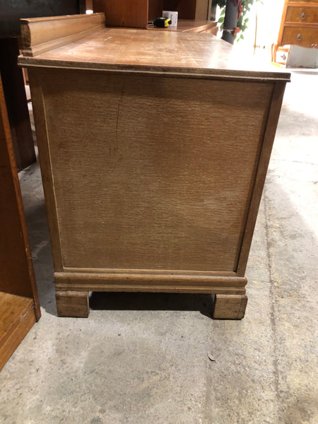 Vintage Low Oak Chest of Drawers