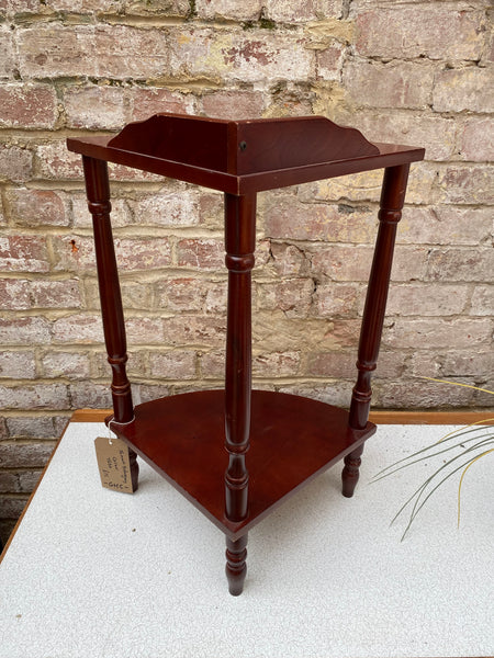 Small Mahogany Corner Table GHC