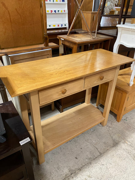Oak Veener Hallway Console Table