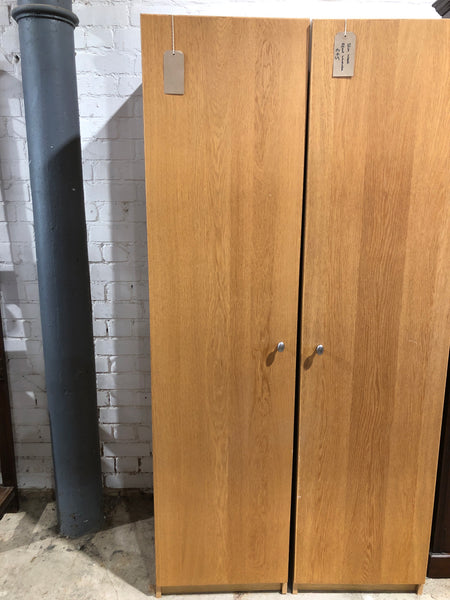 Slim Wood Effect Wardrobe