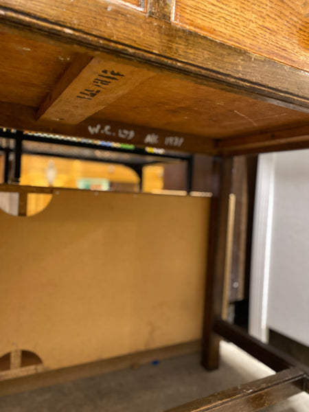 Vintage Gordon Russell Oak School Desk
