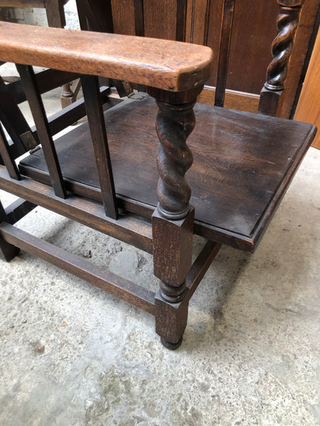 Antique Sliding Seat Armchair