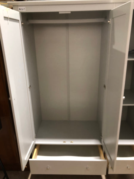 Grey Triple Wardrobe