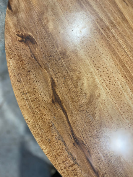 Round Wood Effect Dining Table