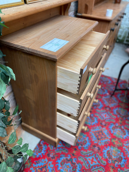 REF - Pine Tallboy Chest of Drawers