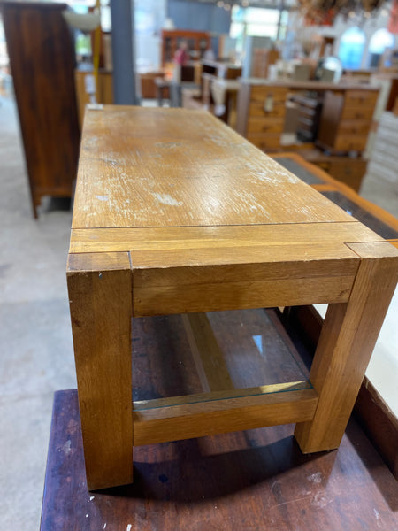Large Oak Coffee Table