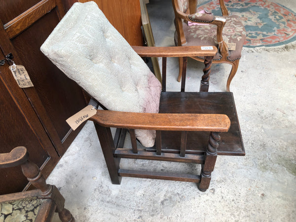 Antique Sliding Seat Armchair