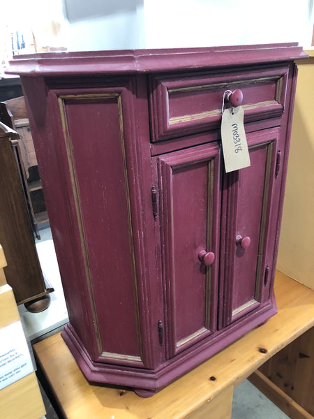 Red Up-Cycled Cabinet