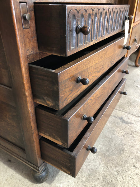 GHC - Carved Oak Bureau