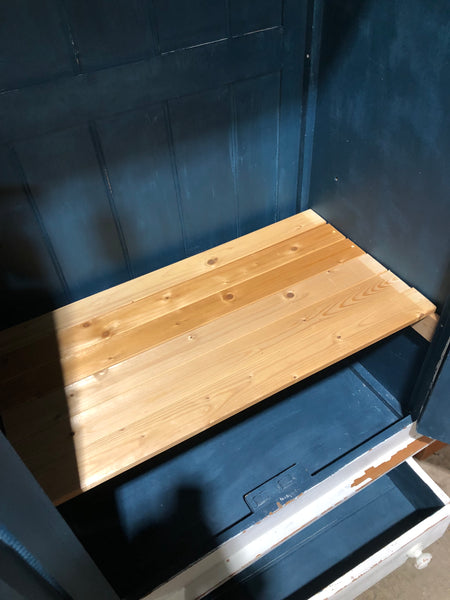 Solid Wooden White Wardrobe - GHC