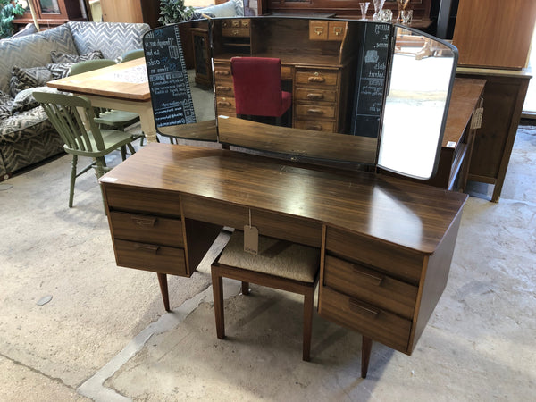Vintage Uniflex Dressing Table & Stool
