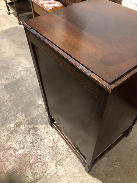 GHC - Small Vintage Oak Veneer Cabinet