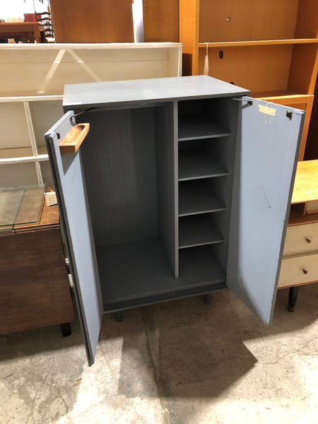 Upcycled Grey Compact Wardrobe
