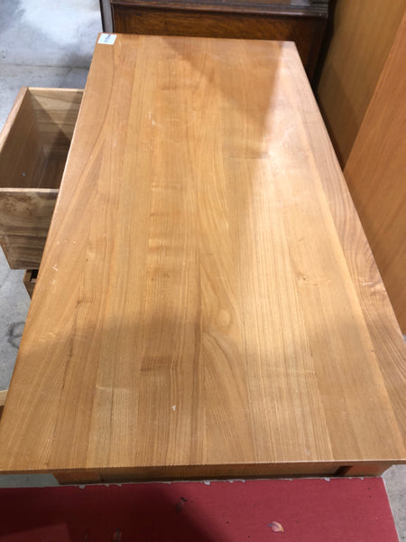 Oak Sideboard with 3 Drawers & Glass Cabinet - GHC